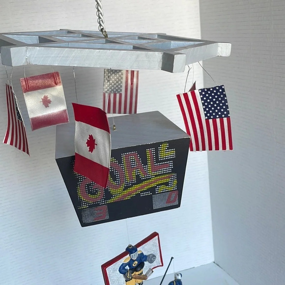 🏒  Score with Style! Hockey Decorative Mobile for Your Space 🚨 - Picture 2 of 16